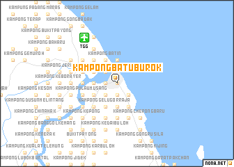 map of Kampong Batu Burok