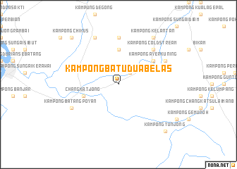 map of Kampong Batu Dua Belas