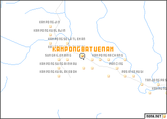 map of Kampong Batu Enam