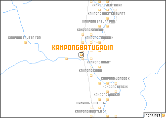 map of Kampong Batu Gadin