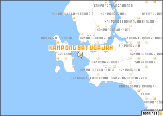 map of Kampong Batu Gajah