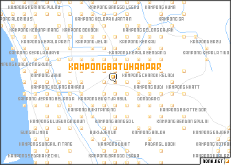 map of Kampong Batu Hampar