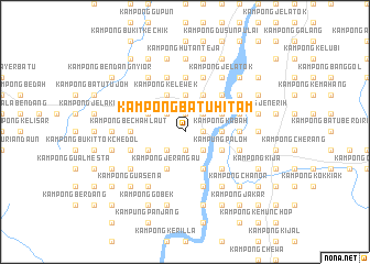 map of Kampong Batu Hitam