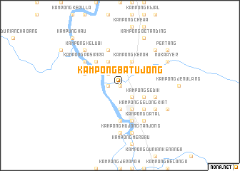 map of Kampong Batu Jong