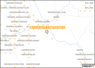 map of Kampong Batu Katak