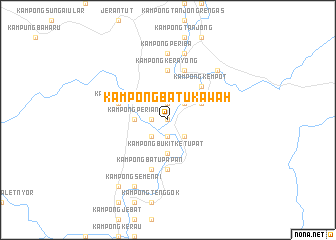 map of Kampong Batu Kawah