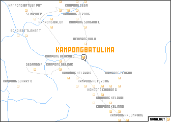 map of Kampong Batu Lima