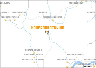 map of Kampong Batu Lima