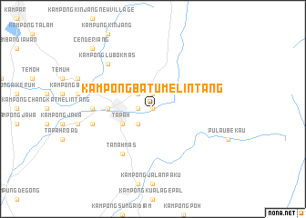map of Kampong Batu Melintang