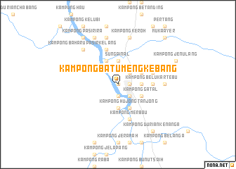 map of Kampong Batu Mengkebang