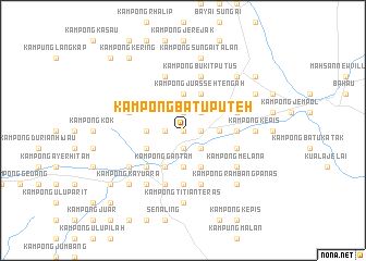 map of Kampong Batu Puteh