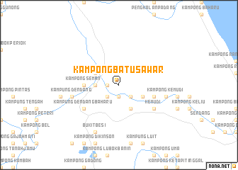 map of Kampong Batu Sawar