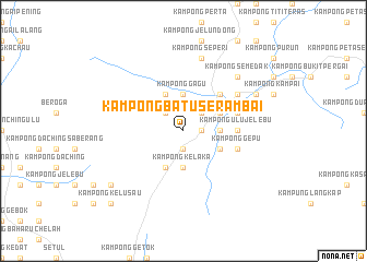 map of Kampong Batu Serambai