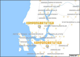 map of Kampong Batu Tiga