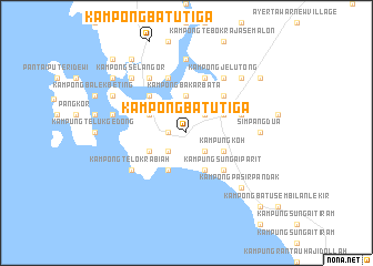 map of Kampong Batu Tiga