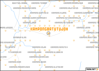 map of Kampong Batu Tujoh