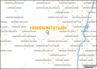 map of Kampong Batu Tujoh