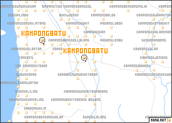 map of Kampong Batu