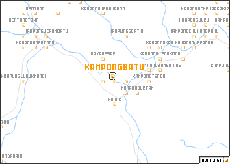 map of Kampong Batu