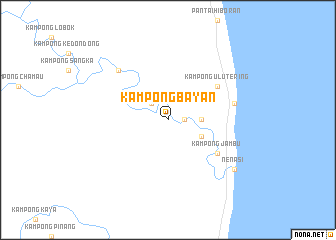 map of Kampong Bayan