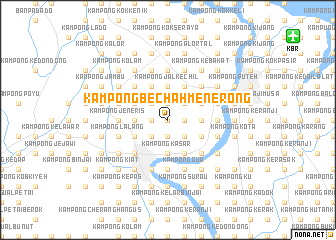 map of Kampong Bechah Menerong