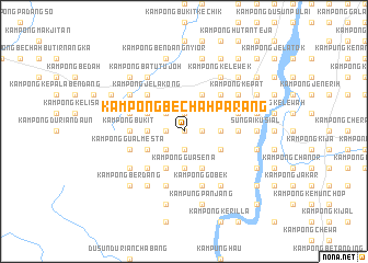 map of Kampong Bechah Parang