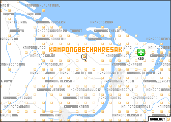 map of Kampong Bechah Resak