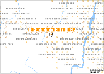 map of Kampong Bechah Tok Kar