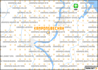 map of Kampong Bechah