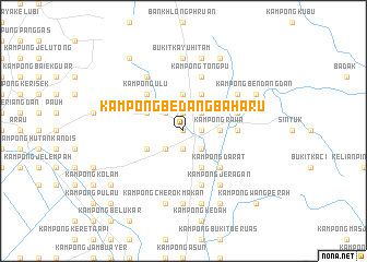 map of Kampong Bedang Baharu