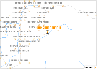 map of Kampong Bedu