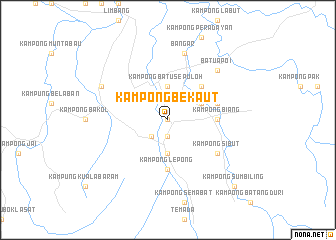 map of Kampong Bekaut