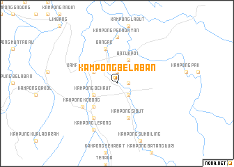 map of Kampong Belaban