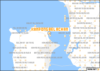 map of Kampong Belachan