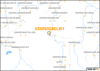 map of Kampong Belait