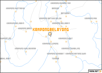 map of Kampong Belayong