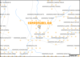 map of Kampong Belida