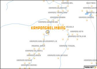 map of Kampong Belimbing