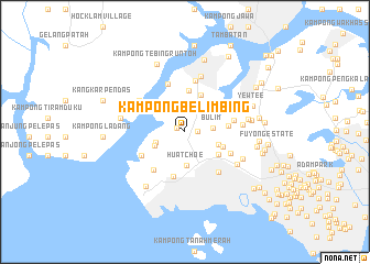 map of Kampong Belimbing