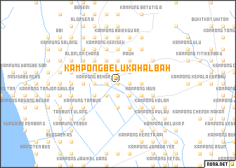 map of Kampong Beluka Halbah