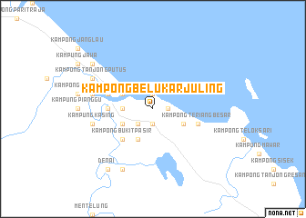 map of Kampong Belukar Juling