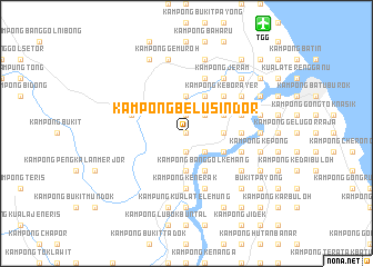 map of Kampong Belu Sindor