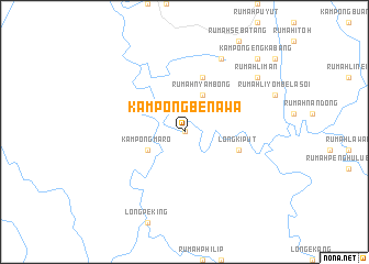 map of Kampong Benawa