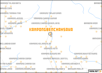 map of Kampong Benchah Sawa