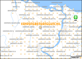 map of Kampong Bendang Gunchil
