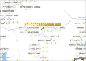 map of Kampong Bendang Luas