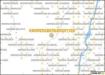 map of Kampong Bendang Nyior