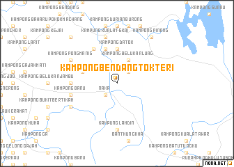 map of Kampong Bendang Tok Teri