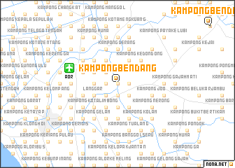 map of Kampong Bendang