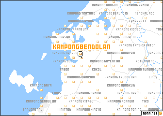 map of Kampong Bendolan